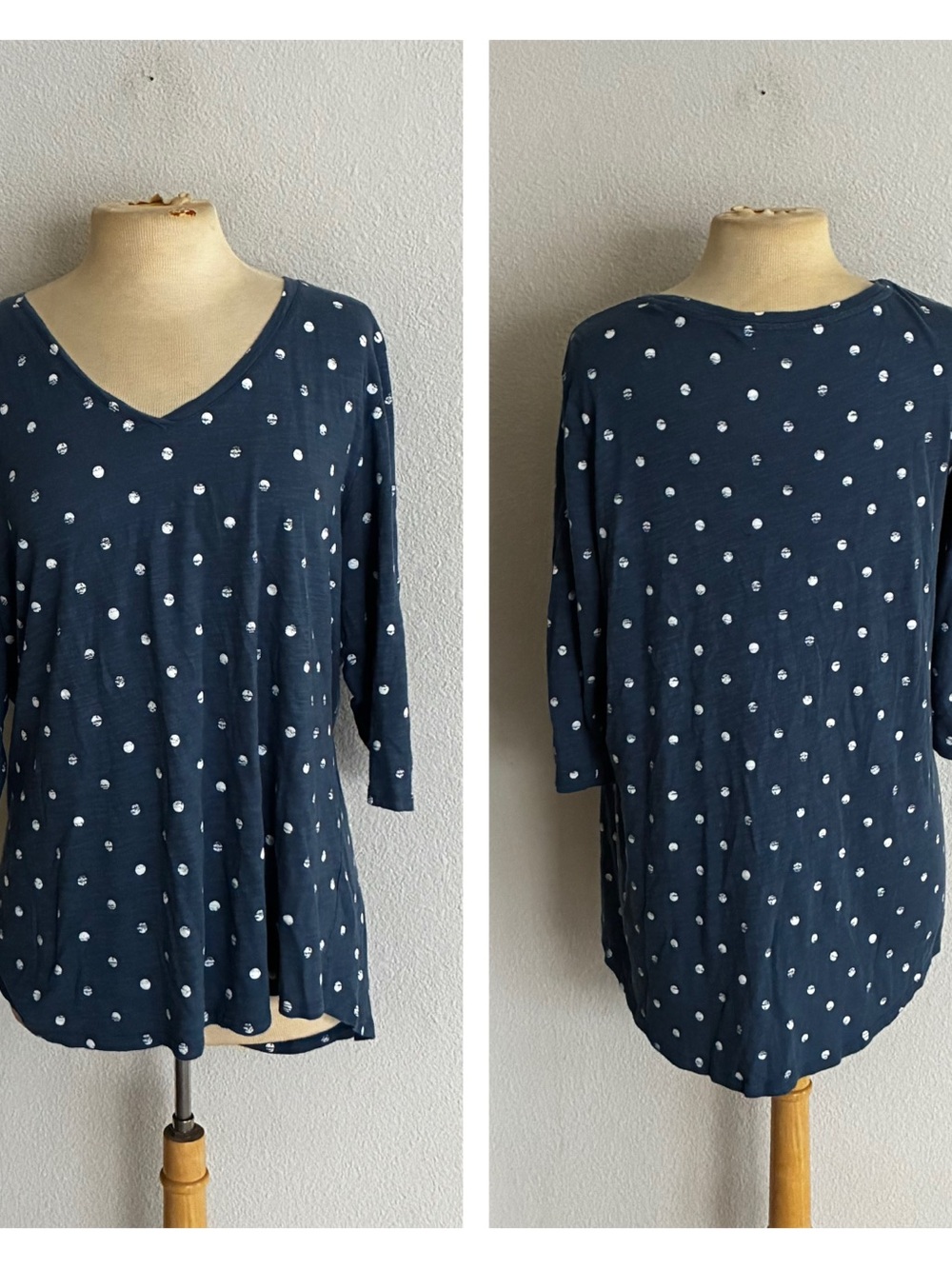 Lane Bryant polka dot top size 22/24